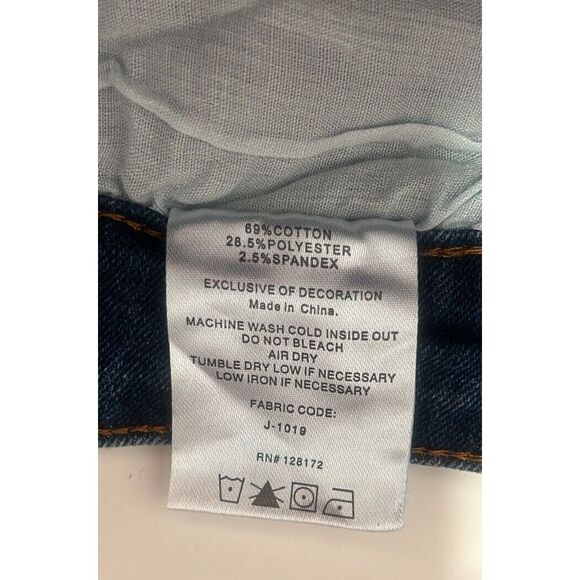 Ring of Fire West Coast‎ Tradition Blue  Skinny Size 33 X 30 Men's Jeans - Picture 8 of 9